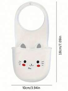 1pc/2pcs/3pcs Simple Under Sink Storage Basket, Hanging Bag, Kitchen Drain Hanging Basket, Drain Bag, Multi-Function Rack, Drain Rack Storage Faucet; Under Sink Storage, Kitchen And Bathroom Cabinet Under Sink Storage, Drain Rack Storage Indoor, Kitchen Gadgets, White