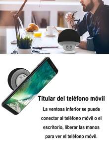 Mini Bocina Bluetooth para Ducha Altavoz Portátil Manos Libres IPX4 Impermeable Baño Luz RGB Micrófono incorporado - Unitalla - Ver 6