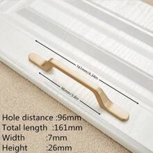 1 Pc Modern Simple Gold Cabinet Drawer Handle Nordic Shoes Cabinet Handle Wardrobe Door Single Hole Handle Furniture Hardware Accessories