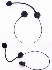 1PC Rock Star Costume Accessories Headset, Cosplay Fake Microphone Rock Star Singer Microphone Headpiece Costume Accessory Prop Black Fake Microphone Headset Costume Prop Rockstar Costume Accessories, Rock Star Singer Costume Headset Mic, Head Microphone Headphones Costume Accessory Prop For Cosplay Music Party Halloween