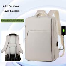 Laptop Backpack Suitable For 14-16 Inch Laptops, Stylish Waterproof Lightweight Backpack Holiday Essentials Holiday Travel Travel Essentials Travel Bag Travel Accessories Graduation - Multicolor - View 2