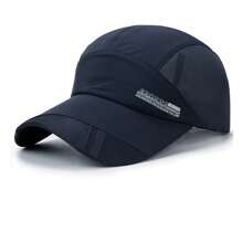 Gorra de béisbol transpirable con protección solar para exteriores, golf, pesca, de secado rápido y ajustable para deportes como correr