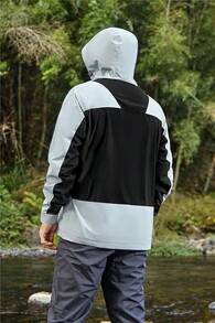 CAMEL CROWN Men's Lightweight Jacket Fleece Lined Hooded Water Resistant Winter Hiking Jackets