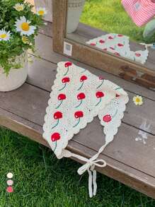 1 Stück französischer Dopamin-Ditsy-Blumenmuster-Bandana-Haarreif, ländlicher Sommerstil Kopftuch für Frauen, ästhetischer kleiner Gänseblümchen Haaraccessoire für Strandfotoshootings, Frühling/Herbst, Haaraccessoire