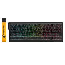 X68PRO HE 60% Wireless Rapid Trigger Gaming Keyboard With Adjustable Actuation,8K Polling Rate,Hall Effect Magnetic Switch,Hot-Swap,RGB Backlit,BT/2.4GHz/Wired - 彩色 - 查看 11