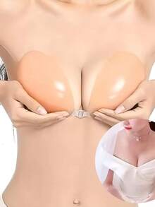 1 miếng dán ngực silicon, áo ngực silicon vô hình, miếng dán ngực nâng ngực dày dặn, áo ngực silicon không dây, áo ngực silicon siêu nhẹ vô hình, miếng dán ngực nâng ngực dày dặn, áo ngực silicon đặc biệt cho váy cưới, áo ngực silicon nâng ngực vô hình, miếng dán ngực không dây gợi cảm, miếng dán ngực không lưng, áo ngực bikini dính cho nữ, áo ngực cưới - Nhiều màu - Xem 4