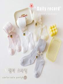 3 perechi de dresuri transpirabili pentru fete, colanți drăguți pentru copii mici, ciorapi plasă anti-țânțari, vară