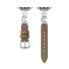 Summer Dopamine Star Moon Leather Strap Compatible With 38/40/41/42/44/45/49mm Compatible With Apple Watch Strap Ultra/Se/8/7/5/4/3/2/1 - 38/40/41mm (s10) 42mm - View 18