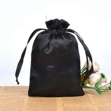 20/50pcs Customized Logo Satin Drawstring Pouch Bags, Personalized Wedding Party Gift Bags, Christmas Candy Packaging Bags, High-End Design Taffeta Drawstring Pouches Printable, All-Purpose, Large Capacity, Versatile, Multifunction, Commuting, Business Casual, Basics, Custom, Ideal Gifts For Her, Her, Family, Friends, Girlfriend, For Anniversaries, For Birthdays, For Holiday/ Vacation, For Outdoors/Outings/Travel/Hiking/Stadium/Sports/Climbing, For Business/Commute/Work/Office - Multicolor - View 11