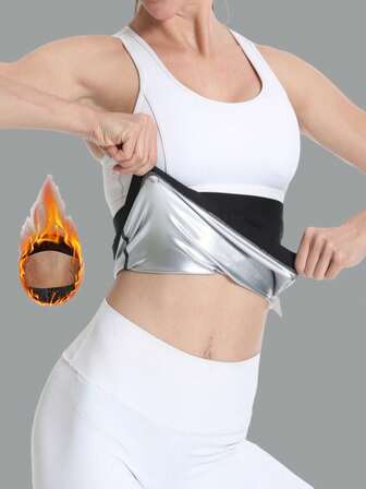 Women's Sauna Suit Waist Trimmer, Plus Size Waist Trainer Belt For Abdomen And Waist