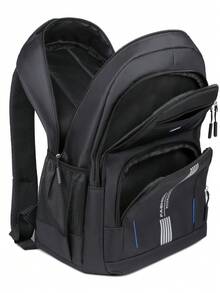 Multi-Pocket Backpack Men Purse, Can Hold 15.6-Inch Computer Bag, Lightweight School Bag, Large-Capacity Travel Bag, Commuter Convenient Day Bag, Multi-Functional Book Bag, For Students, Junior High School, High School, Business Trip, Travel Vacation, Daily Commuting, Outdoor Sports, Holiday Gifts, Birthday Gifts School Backpack - Multicolor - View 6