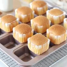[100/200/500 UNIDADES] Envases para cupcakes y magdalenas de estilo natural y blanco - Capacillos de papel antiadherente de 1.96" (5 cm) de diámetro en la base, resistentes, compostables y libres de cloro para usar en freidora de aire/congelador/preparación de comidas (caramelos, chocolates, recuerdos de fiesta, kits de cocina para el aula, presentaciones de postres para bodas, uso en cafeterías). Tazas desechables para hornear, envasado de tartas, perfecta opción para cumpleaños, festivales y fiestas - Color verdadero de la pulpa de madera. - Ver 12