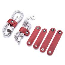 4pcs/Set Fashion Creative Data Cable Organizer, Digital Accessory Cable Winder, Data Cable Organizer Bag, Portable Cable Tie - Multicolor - View 5