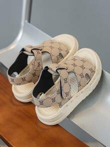 Sandali casual con suola morbida per bebè unisex, scarpe da passeggio versatili per bimbi in estate