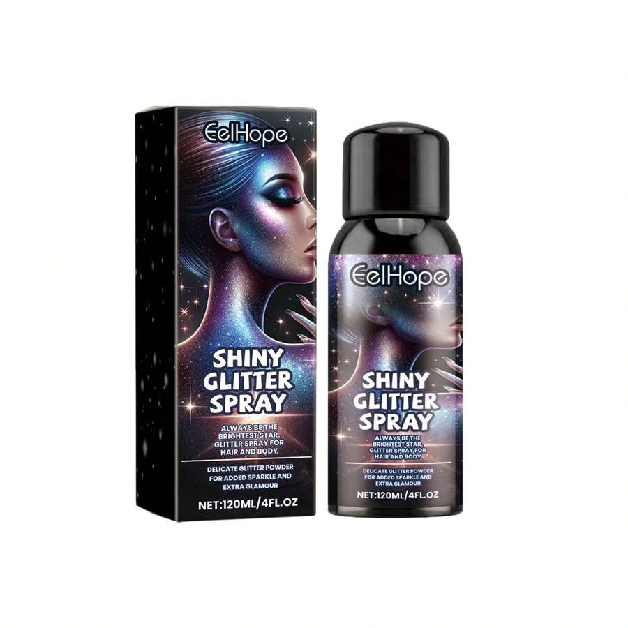 Highlight Brightening Glitter Spray, Hair Body Collarbone Spray ...