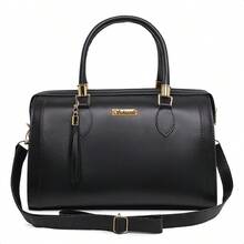 Women's Crossbody Shoulder Bag 8130 Colors Modern Soft Luxury Walking Schiareli - 黑色 - 查看 4