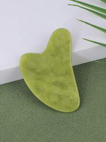 1pc Jade Gua Sha Massage Tool - Traditional Anti-Aging Gua Sha Tool - Natural Stone Gua Sha - Achieve Smooth, Supple Skin - Multicolor - View 14