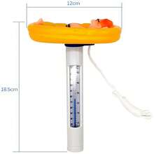 Swimming Pool Thermometer, ℃/℉ Accurate Measurement, Cartoon Style With Scale Floating Water Tool - B - View 2