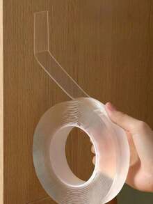 Pegamento mágico de alta viscosidad, impermeable, transparente, adhesivo de doble cara para uso doméstico - Transparente - Ver 3