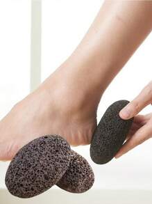 1/2 Peças Pedra-pomes Natural Esfoliante para os Pés - Ferramenta de Lixa de Pedra Vulcânica para Suavizar as Mãos e os Pés, Remove Rapidamente os Calos (Textura Assimétrica em Favo de Mel e Cor Aleatória)