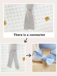 1 件婴儿床编织柔软保险杠垫，针织长垫保护垫，适用于婴儿房或儿童房 - 彩色 - 查看 8