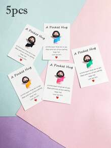 Creative Cute Silicone Mini Jesus Figurine Decor, Can Be Used As , Pocket Hugs, Positive Energy Holiday Gift Mother's Day Graduation