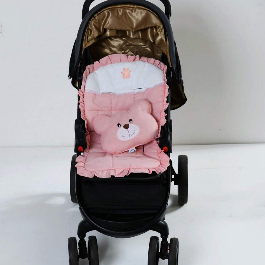 Capa para Carrinho de bebê Estampada Menina