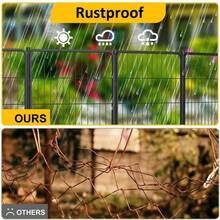 Anyask 24-50 Inch 4-16 Panels Dog Playpen, Foldable Metal Exercise Puppy PlayPen, Patented Corral Para Perros, Garden Fence For Yard Landscape Patio Outdoor Decor RV Camping - 40 吋/ 6 片 - 查看 9