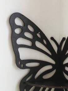 1pc Butterfly Corner Shelf Wooden Storage Rack Wooden Wall Decor Floating Shelves Hanging Shelves For Wall Corner Floating Shelves Plant Wall Shelf Wooden Decorations Wall Corner Shelf Crystal Display Shelf Boho Wall Shelves For Bedrooms Bathroom Kitchen Office Living Room Dorm Decor Gift,Home Decor ,Room Decor,Wall Decor