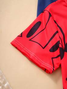 3pcs/Set Girls Printed Pajamas & Homewear Set - Multicolor - View 6