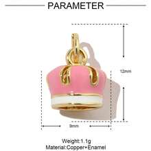 1pc Vintage Copper Colorful Drip Paint Coral Design Pendant Charm, Versatile For DIY Bracelet, Necklace, Earrings, Keychain, Accessories - Multicolor - View 21