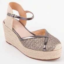 Montevita Comfortable And Casual Wedge Espadrille With Buckle Balenci9 ✅Delivery 24/72H Spain (Peninsula)