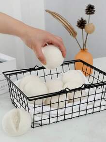 2 Pcs Reusable Wool Dryer Balls Household Washing Balls Natural Fabric Softener Laundry Ball Washing Machine Accessories
