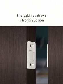 1/2/3 Pairs Invisible Ultra-Thin Magnetic Cabinet Door Catch, Strong Magnets, For Drawers, Cabinets, And Sliding Doors, No Drilling Required, Easy And Convenient Adhesive Does Not Leave Marks - Multicolor - View 7