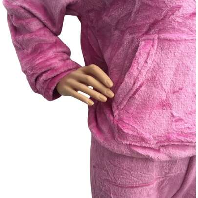 conjunto deportivo, afelpado (manga larga, con gorro, bolsa, resorte en la cintura, puños y tobillos)