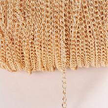 2m/Pack Reinforced Chain, Twisted Chain, Bag Accessories Chain, DIY Jewelry Materials, Suitable For Bracelet, Necklace, Earrings, Tassel - PJ0183 - View 14