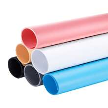 4 Stücke PVC satinierte Desktop Einfarbig Hintergrundplatten, ideal für kleine Produkte, Kosmetik, Lebensmittel und Portrait Hintergrundaufnahmen