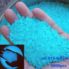 10pcs/50pcs/200pcs/500pcs/1000pcs Colorful Luminous Pebble Stones, Aquarium Decor, Glow-In-The-Dark Artificial Glowstone, Landscape Decoration, Garden Path, Aquarium Gravel (Random Color Shipped)
