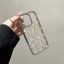 Flower Phone Case Flower Shiny TPU Anti-Drop Dopamine Molecule Design Phone Case, Compatible With IPhone Series IPhone11, IPhone13, IPhone12 Pro Max, IPhone13 Pro Max, IPhone15 Pro Max, IPhone14 Pro Max