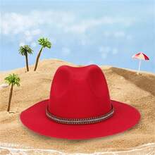 Women Funny Hat - 紅色 - 查看 3