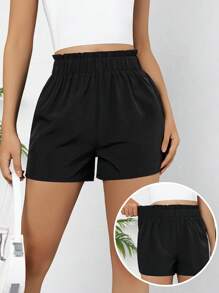Teenager Mädchen Volant Taille Loose Shorts, Sommer (YY591)