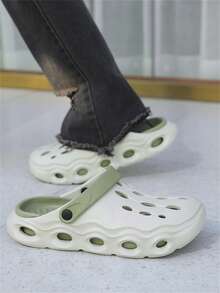 Garden Clogs Outdoor/Indoor Men Slippers, - Avocado - View 9