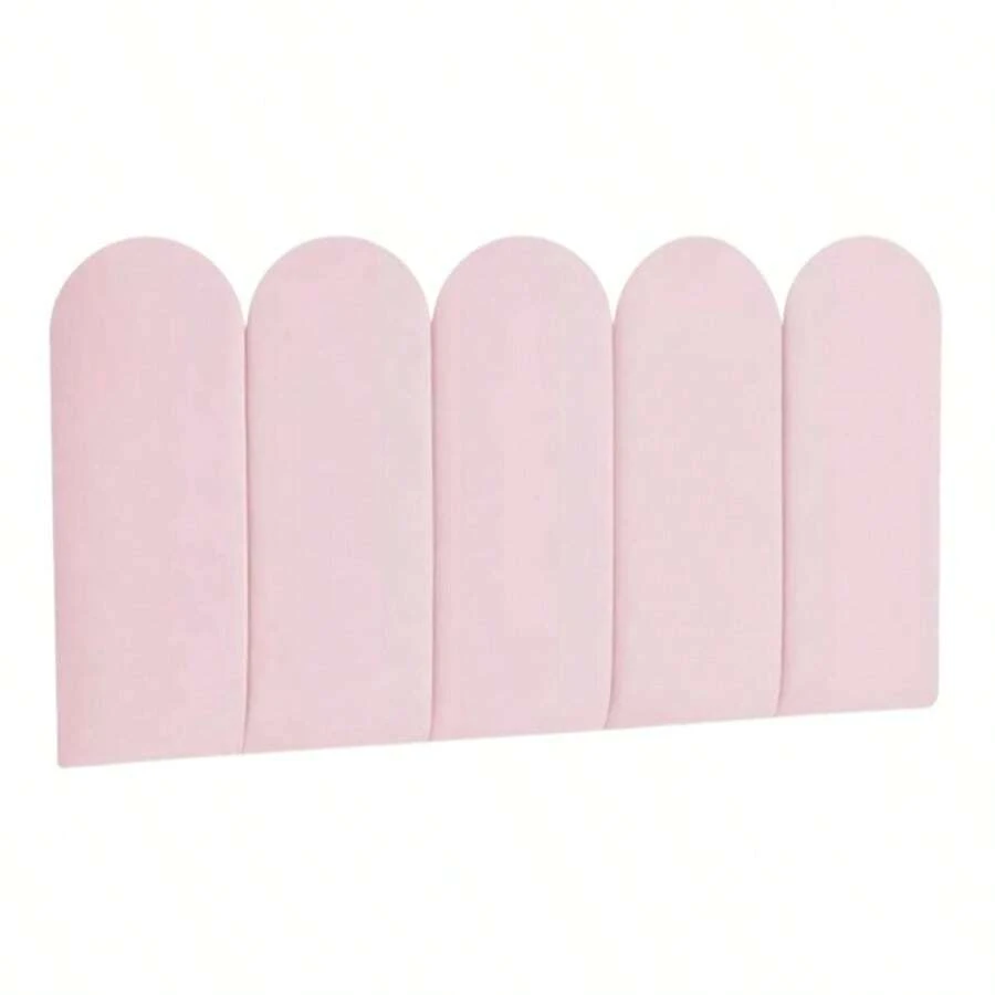 Double Bed Headboard Kit 45x20 Adhesive NUVEM For CHILDREN'S Box - 5 UNITS - 淺粉色 - 查看 1