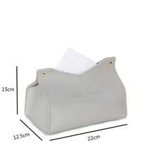 1pc Leather Tissue Box Waterproof Kitchen Accessories,Decorative Tissue Box,Napkin Holder For Table,Tissue Box Bathroom