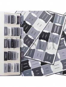 WUSITO Bible Tabs, 75 Tabs, Gray, Laminated Bible Tabs For Women And Men, Bible Tabs For Study Bible, Bible Index Tabs, Bible Book Tabs, Bible Labels Tabs.,School Supplies,Back To School