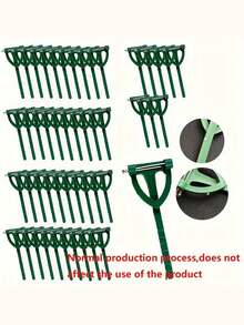 10pcs Handmade Triangle Lapel Pins DIY Accessories, Wedding Boutonniere Flower Clips - Multicolor - View 9