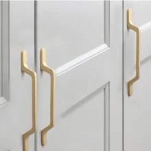 1 Pc Modern Simple Gold Cabinet Drawer Handle Nordic Shoes Cabinet Handle Wardrobe Door Single Hole Handle Furniture Hardware Accessories