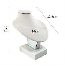 High Quality Velvet Or PU Mini Portrait Necklace Display Props Mannequin Jewelry Pendant Necklace Storage Props