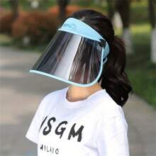1pc Summer Versatile Large Lens Sunshade Top Hat, Freely Curled And More Portable Breathable Sun Protection Big Edge Sun Hat Riding