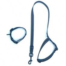 Adjustable Pet Leash With Head Cushion, Safety Car Harness & Leash Set For Outdoor Use - Multicolor - View 13